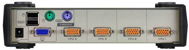 br><br>ATEN 4ポート PS 2・USB対応 KVMスイッチ