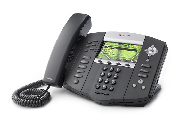 POLYCOM VVX 500 SIP対応 IP電話機 (PoE対応モデル) 固定電話機