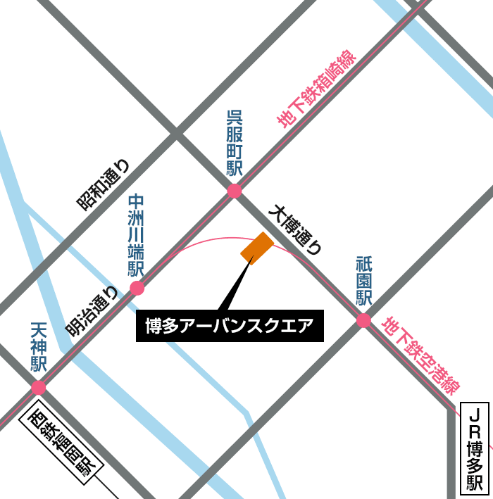 福岡支店地図