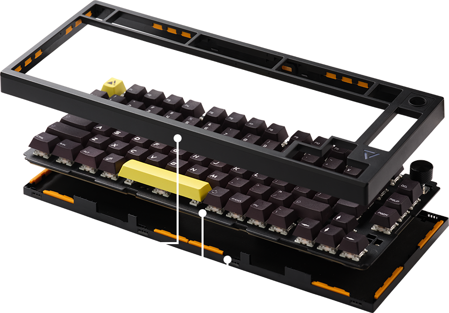 プリンストン  UP-MKGA75-A  75%ゲーミングメカニカルキーボード